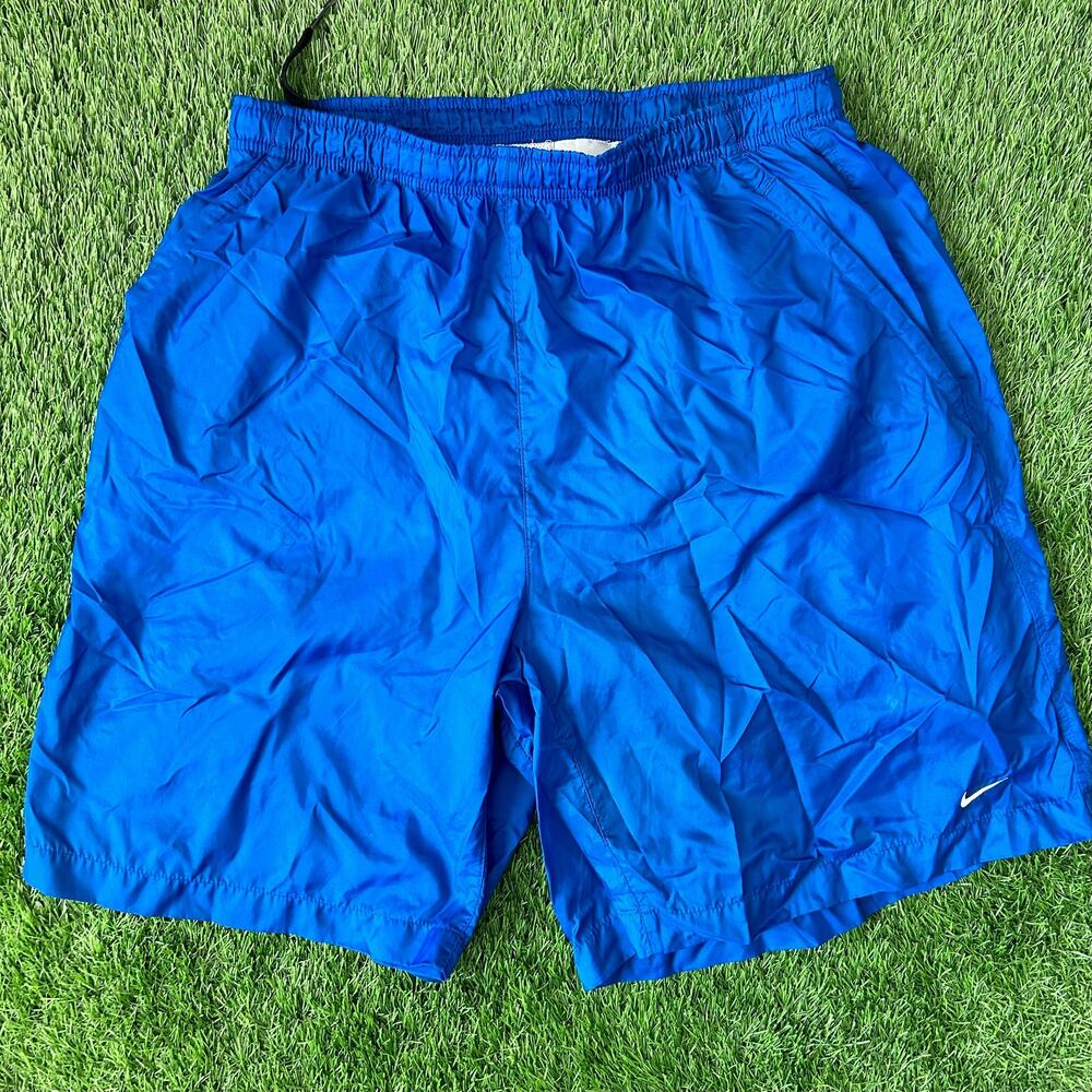 Vintage Nike Blue Nylon Shorts